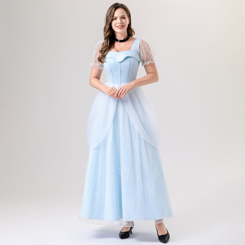 Six One Cinderella Princess Dress Cinderella cosplay Cinderella Adult Performance Dress Stage suit Six One Cinderella Princess Dress Cinderella cosplay Cinderella Adult Performance Dress Stage suit