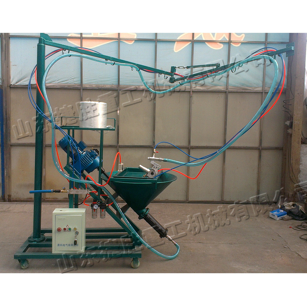 máquina de pulverización de fibra de vidrio GRC máquina de mortero de cubierta de ventana eléctrica equipo de pulverización de escultura de jardín de montaña artificial