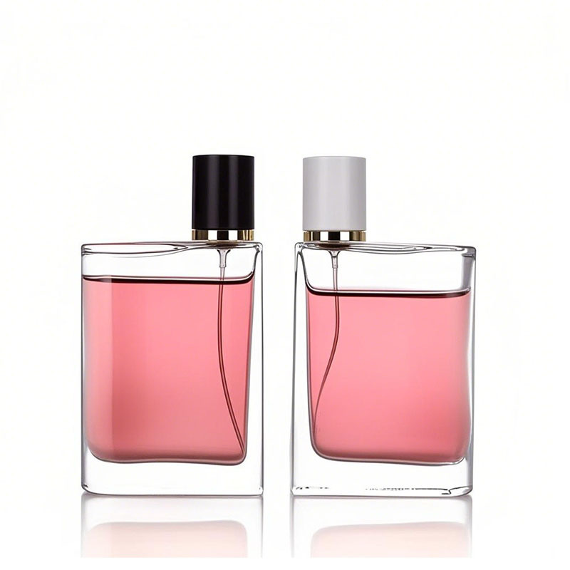 新款创意设计裸瓶按压式喷雾透明玻璃香水瓶化妆品空瓶