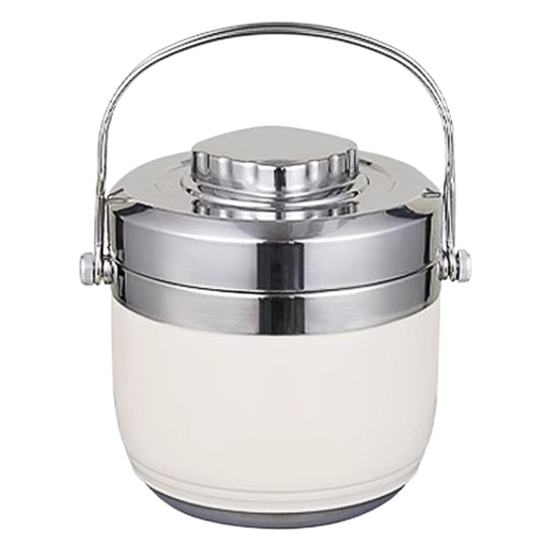 304 Stainless Steel Vacuum Insulation Pot Linglong Pot Double-layer Split Insulation Bucket Student Sealed Leak-proof Rice Bucket