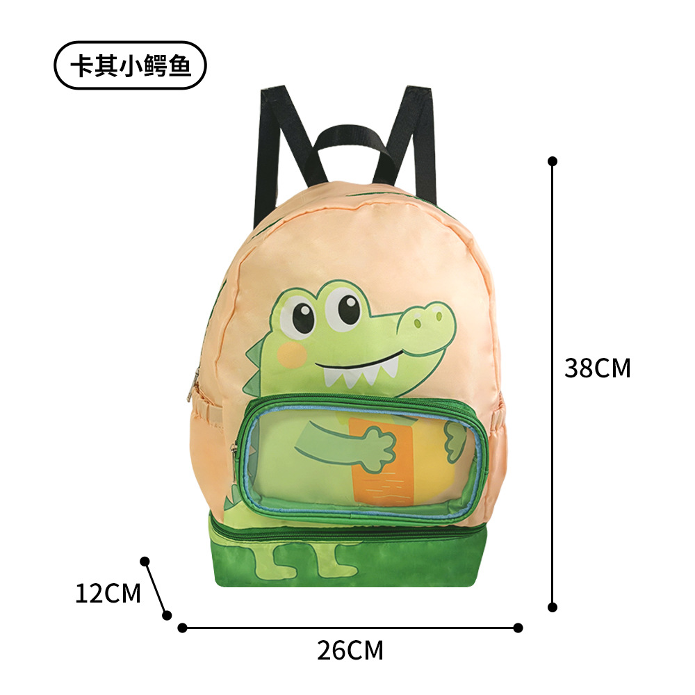 Seco y húmedo separación de niños mochila lindas mochila deportiva para niños y niñas mochila de viaje portátil impermeable para playa