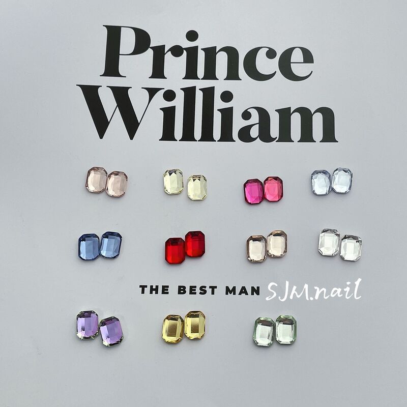 Japanese nail art 6*8 long octagonal flat bottom drill K9 high-quality small red book square drill DIY nail decoration stick drill