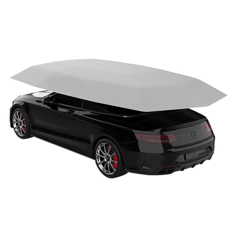 4,5 m parasol del coche completamente automático móvil inteligente dosel del coche aislamiento térmico ropa del coche protección solar cubierta del coche plegable cobertizo del coche