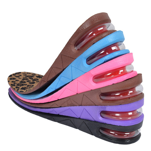 Heightening insole men's and women's invisible sports breathable air cushion 3cm 5cm manufacturer inner heightening insole