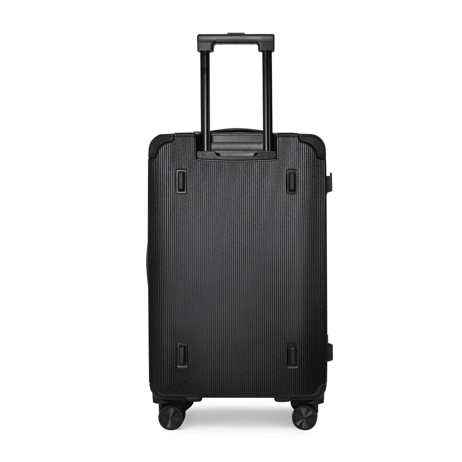Vali nhựa PC 28 inch tay cầm trước thể thao, dung tích lớn, khóa TSA — màu đen, màu xám, xanh lá cây, màu mơ chi tiết 6