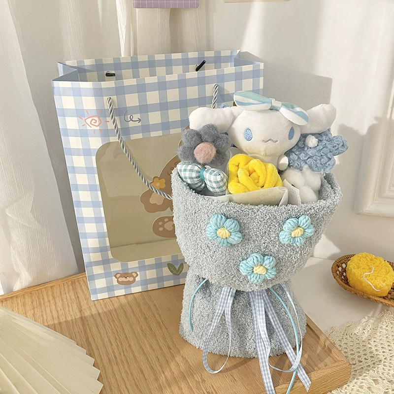 Sanrio, клубника ко Дню святого Валентина, кукла для любимого, букет, креативный подарок для пары