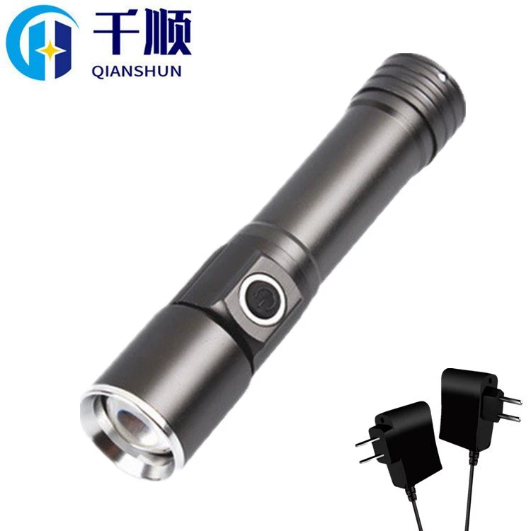 Магнитный фонарик фокусирующий Подарочный фонарик оптом мини-алюминиевый сплав сильный свет зарядки маленький светодиодный фонарик