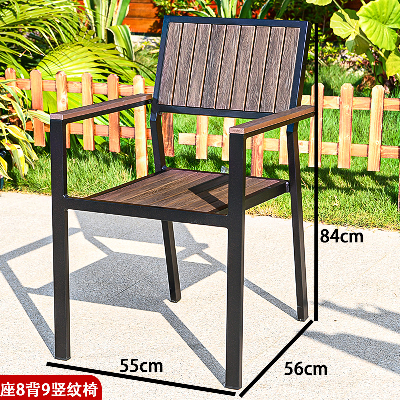 silla de caña de aluminio jardín terraza al aire libre silla de caña mesa al aire libre combinación de muebles al aire libre al por mayor interior