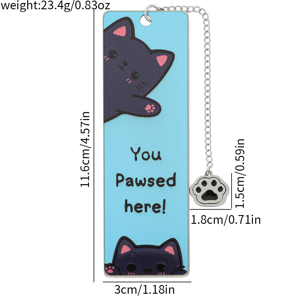 Amazon venta caliente interesante gatito perro marcadores adorables diseño de contraste de color blanco y negro marcadores de acero inoxidable fabricantes al por mayor