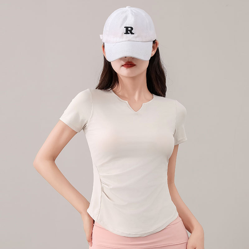 반소매/아이보리
