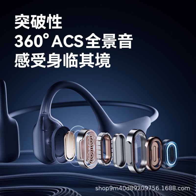 Sanag A30S Bluetooth ヘッドセット、空気伝導、非インイヤー、ハイエンドヘッドセット、大容量バッテリー搭載|undefined