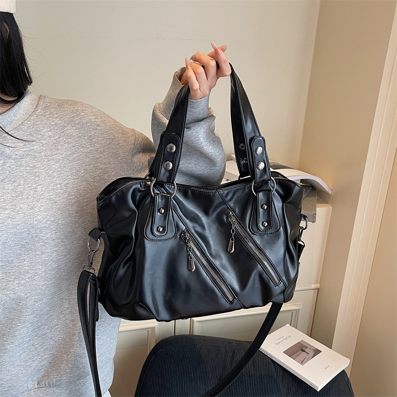 Large-Capacity Bag 2025 New Single Shoulder Crossbody Business Trip Luggage Bag Women's Casual Retro Versatile Satchel Travel Bag Large-Capacity Bag 2025 New Single Shoulder Crossbody Business Trip Luggage Bag Women's Casual Retro Versatile Satchel Travel Bag