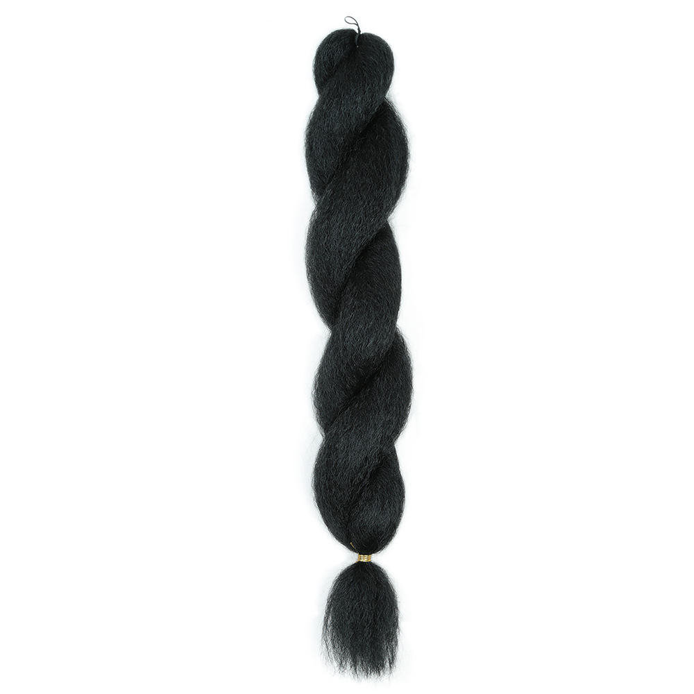 Peruica de trenza africana colorida de cabello de seda de baja temperatura 26 pulgadas de trenza de trenza grande trenza