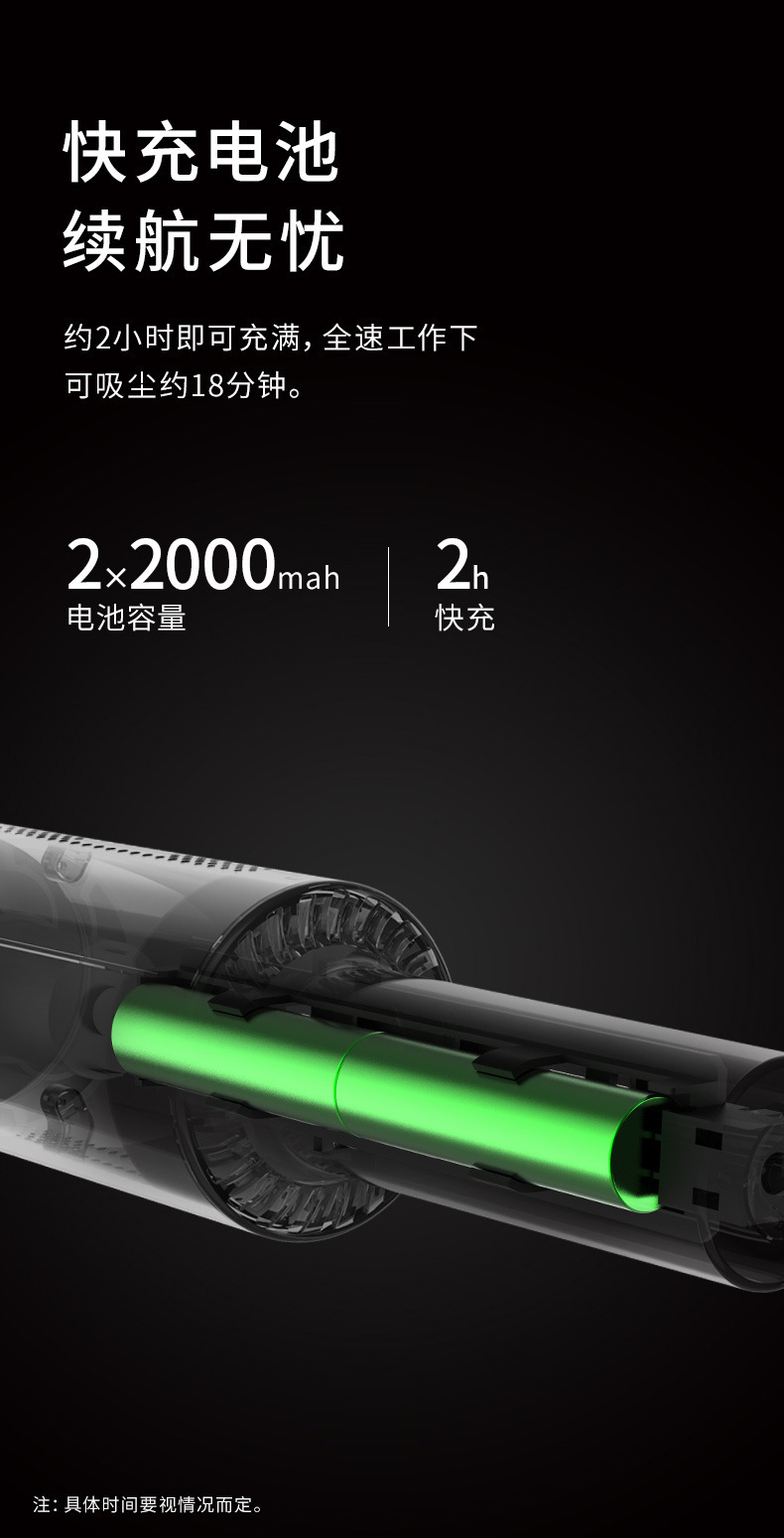 Car Vacuum Cleaner, High-Power Wireless Charging Car Vacuum Cleaner, Household Handheld Car Dry and Wet Vacuum Cleaner