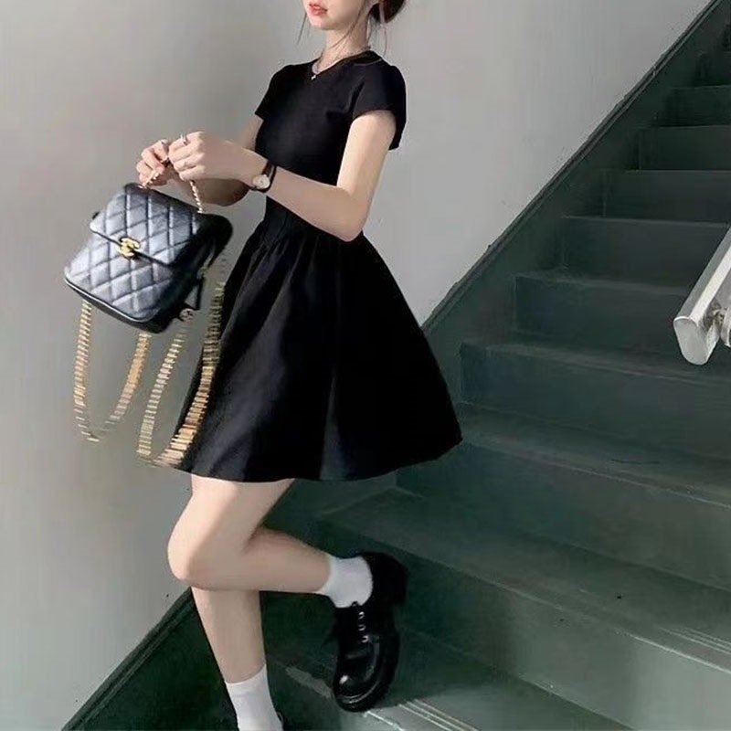 ホットガールセクシースリムドレスレディースサマーデザインウエスト痩身ショートスカート多用途ヒップカバースカート|undefined