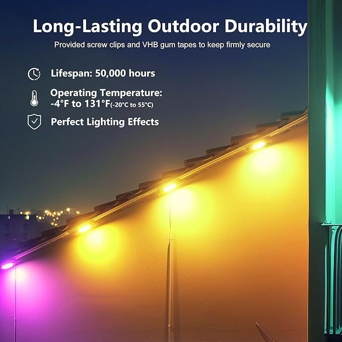 アマゾン爆金2.4G SUPLIFE.WIFI幻彩RGB W軒灯ip 67幻彩軒灯|undefined