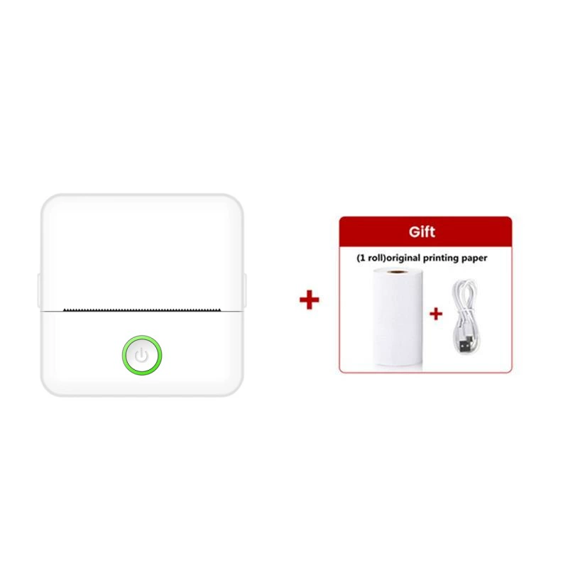 Handheld Wireless Printer X6, Bluetooth Mobile Photo Printer, Compact Portable 135×60×155mm