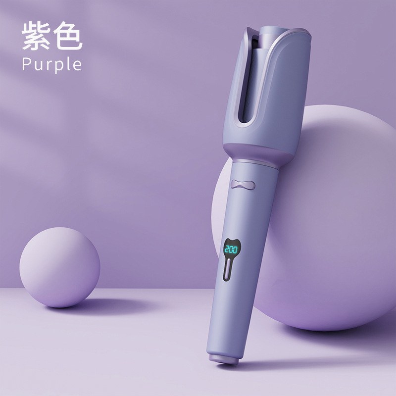 メーカー直送 ヘアアイロン ビッグウェーブ 全自動ヘアアイロン 電動回転 韓国風 レイジーヘア エッグロールワンド|undefined