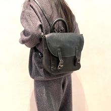 真皮女包复古手工头层植鞣牛皮双肩包背包斜挎包邮差包手提包三用