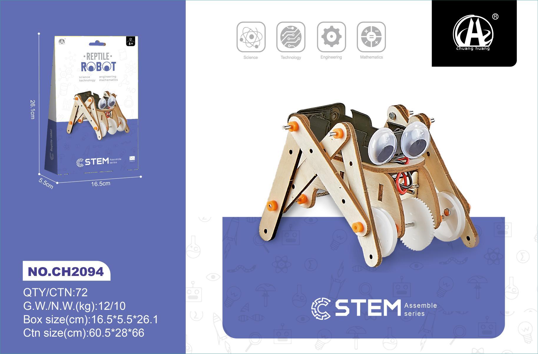 Wooden constructor, robot, DIY