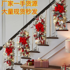 クリスマス階段飾り階段花輪飾りクリスマス北欧ホームシーンアレンジクリスマスアマゾン新品
