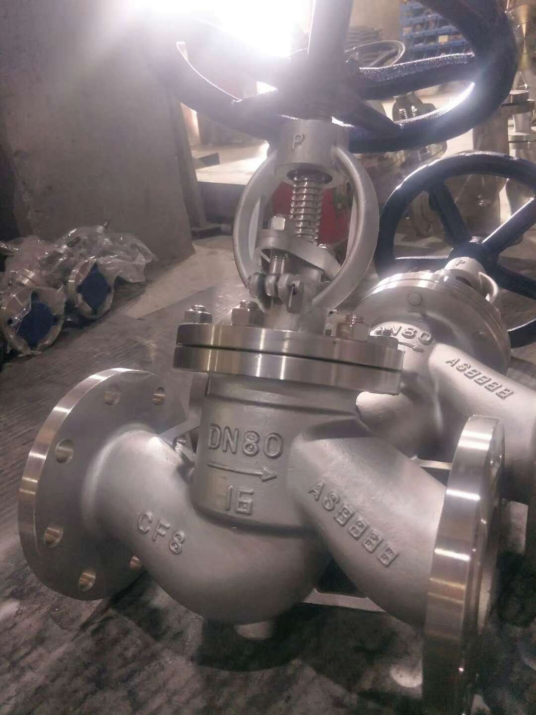 不锈钢截止阀J41W-16P 铸钢截止阀 国标法兰截止阀 长期出售