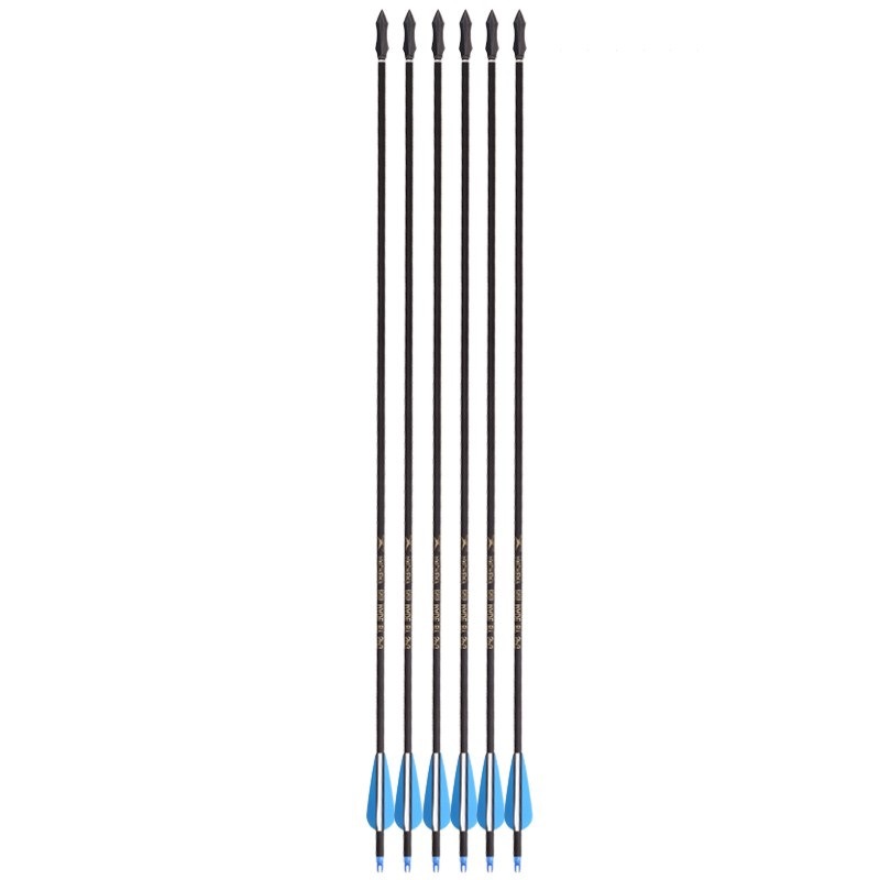 Pure carbon arrow arrow arrow metal recurve bow wooden arrow can be…