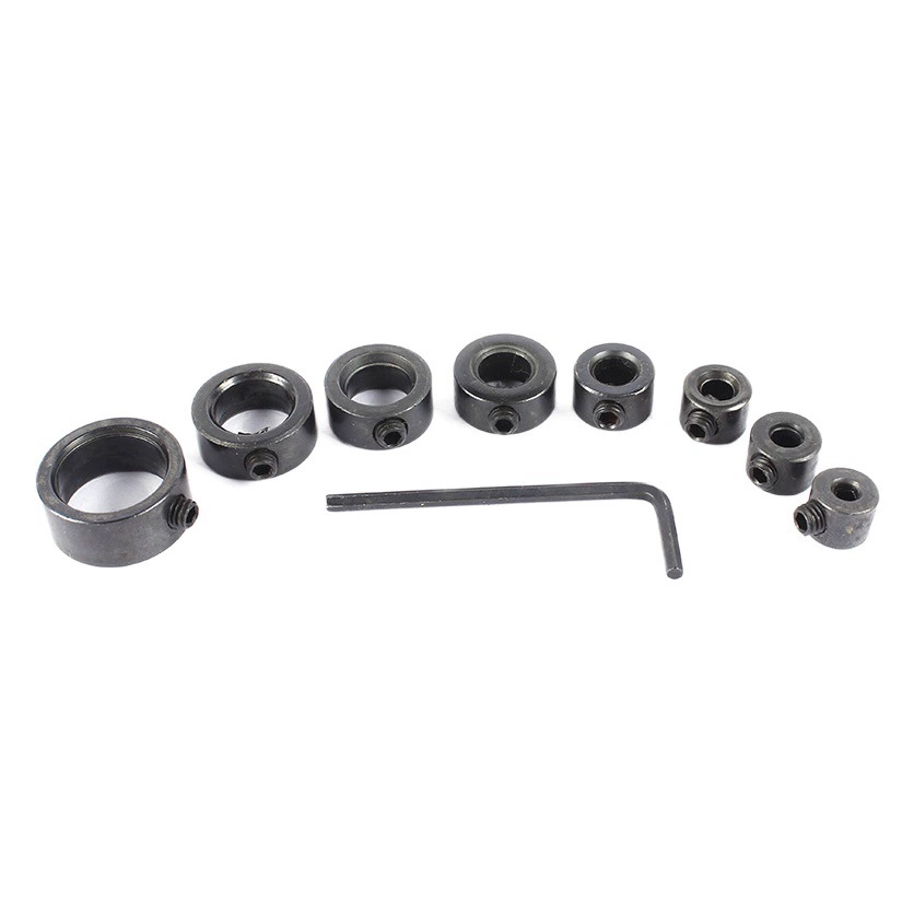 Оптовая продажа сверло предельное кольцо позиционирования из нержавеющей стали деревообрабатывающий инструмент позиционирования винт зажимает фиксированное предельное кольцо глубины