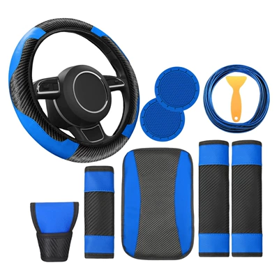 Steering wheel cover, armrest box protective pad, steering