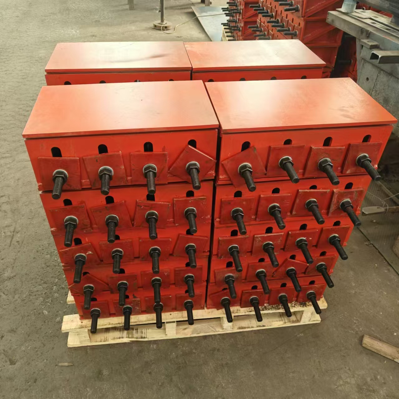 卸落块 楔落块 桥梁支架卸落块AB型标高调节卸落装置支座升降抗压