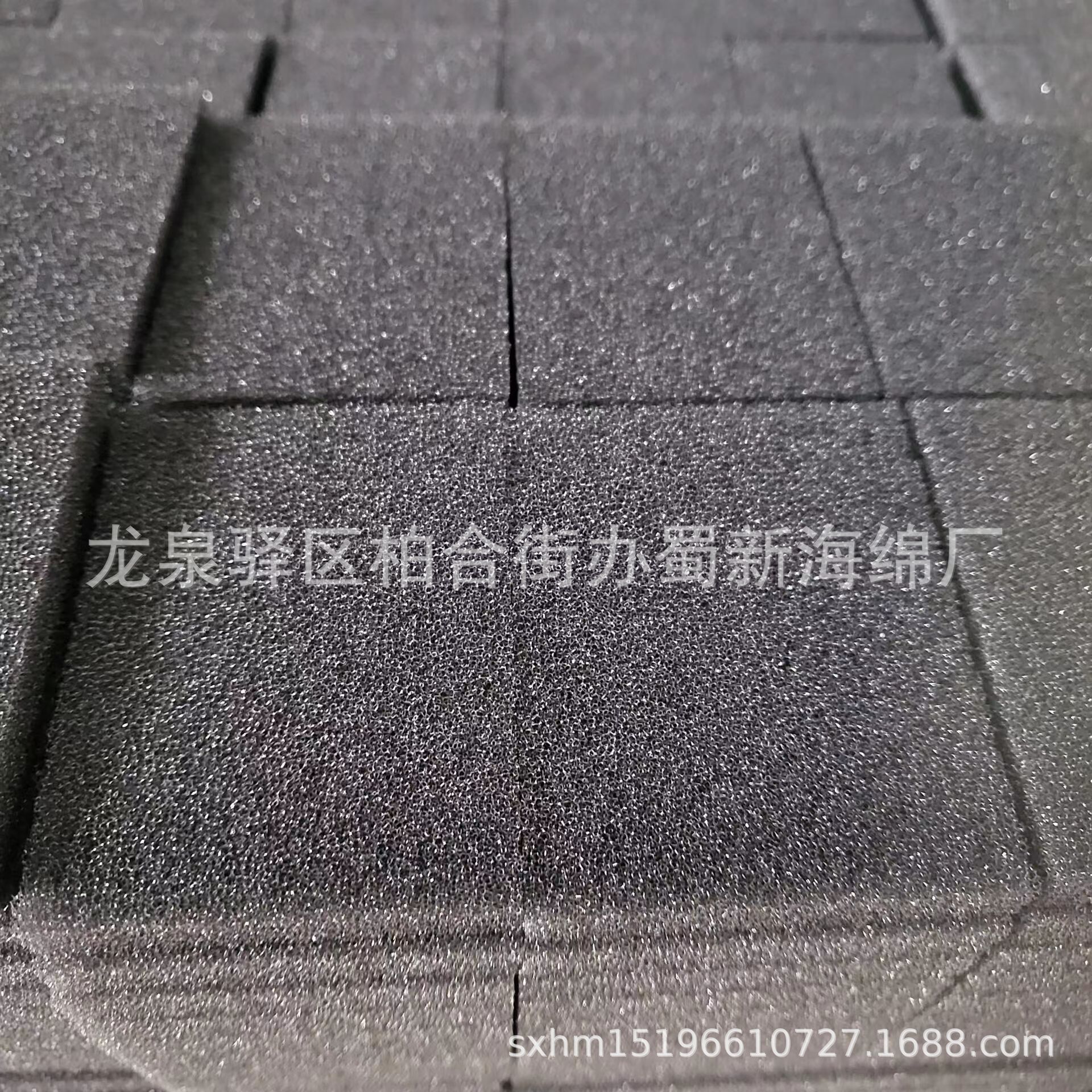 厂家供应黑色网孔喷泉海绵过滤防尘海绵/冷却塔降噪网孔海绵