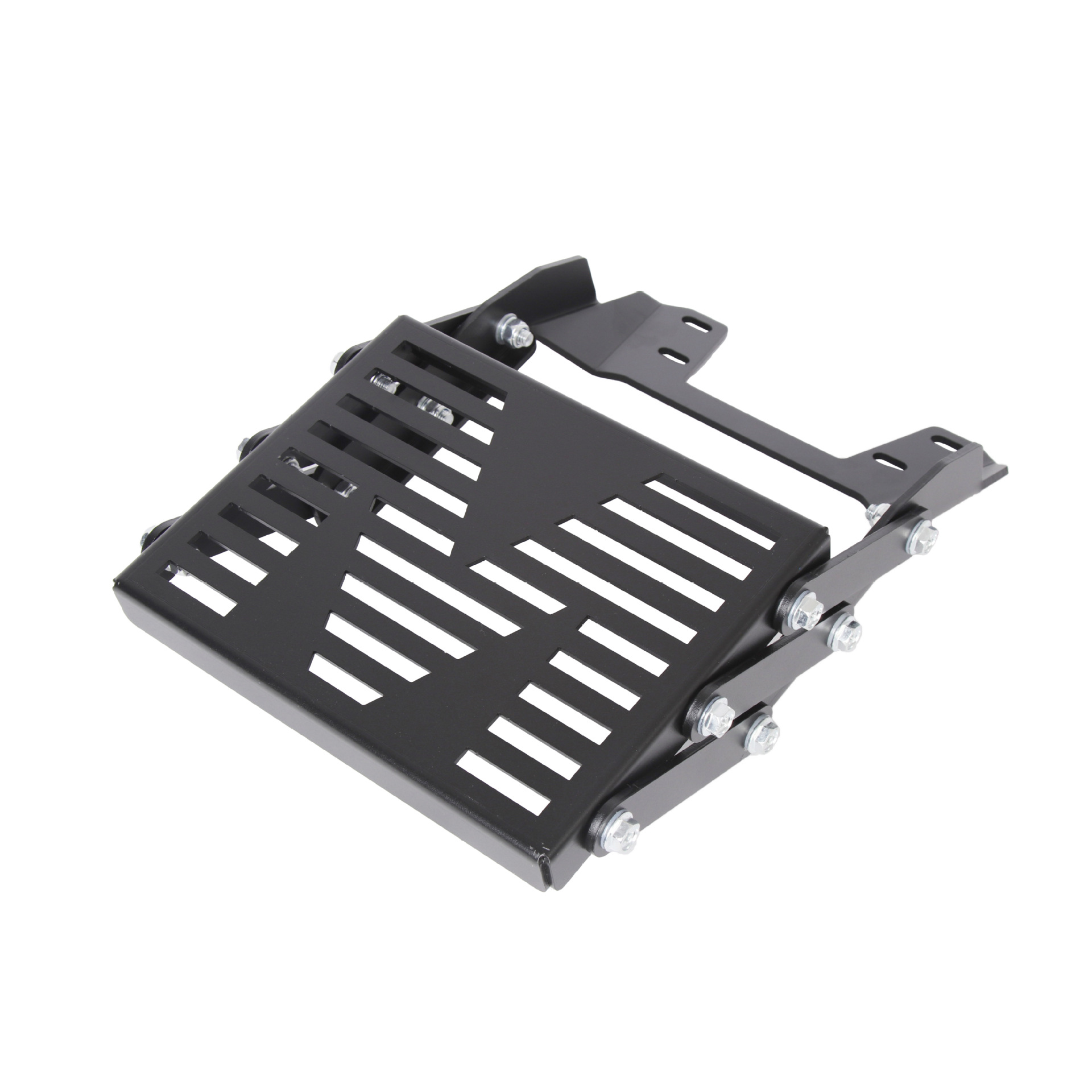 Para la motocicleta Y16 M-type deslizante portador de cola portador telescópico portador de cola de acero al carbono negro