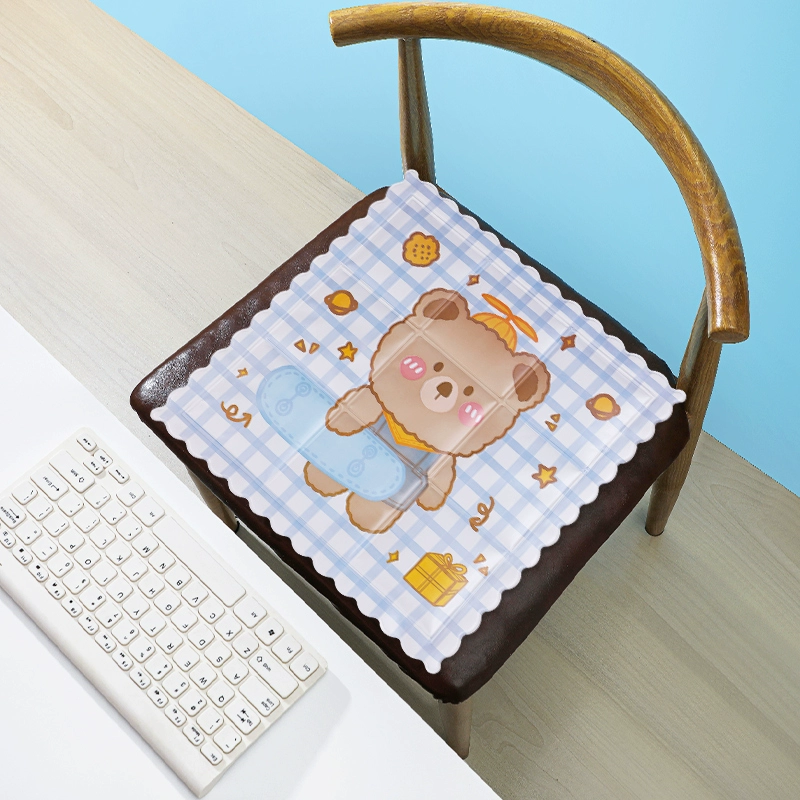 M3AO Summer cooling gel seat cushion office cooling chair pad student water pad ice silk pillow summer butt pad ice bag