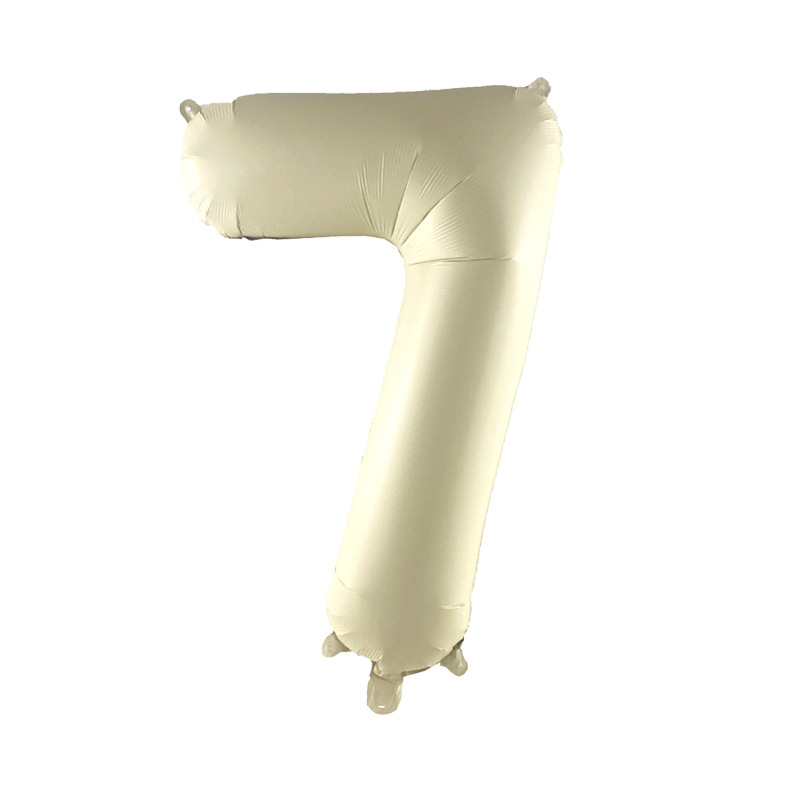 Versión americana verde digital flotante vacío globo de película de aluminio 32 pulgadas oro medio globo digital 34 pulgadas globo decoración al por mayor