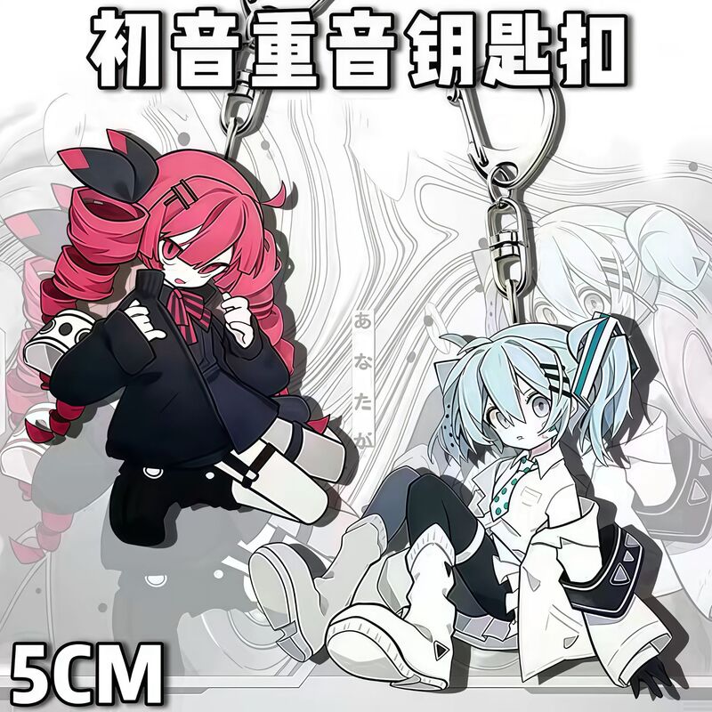 New Teto high-appearance keychain accessory, double-sided acrylic backpack pendant, decorative gift