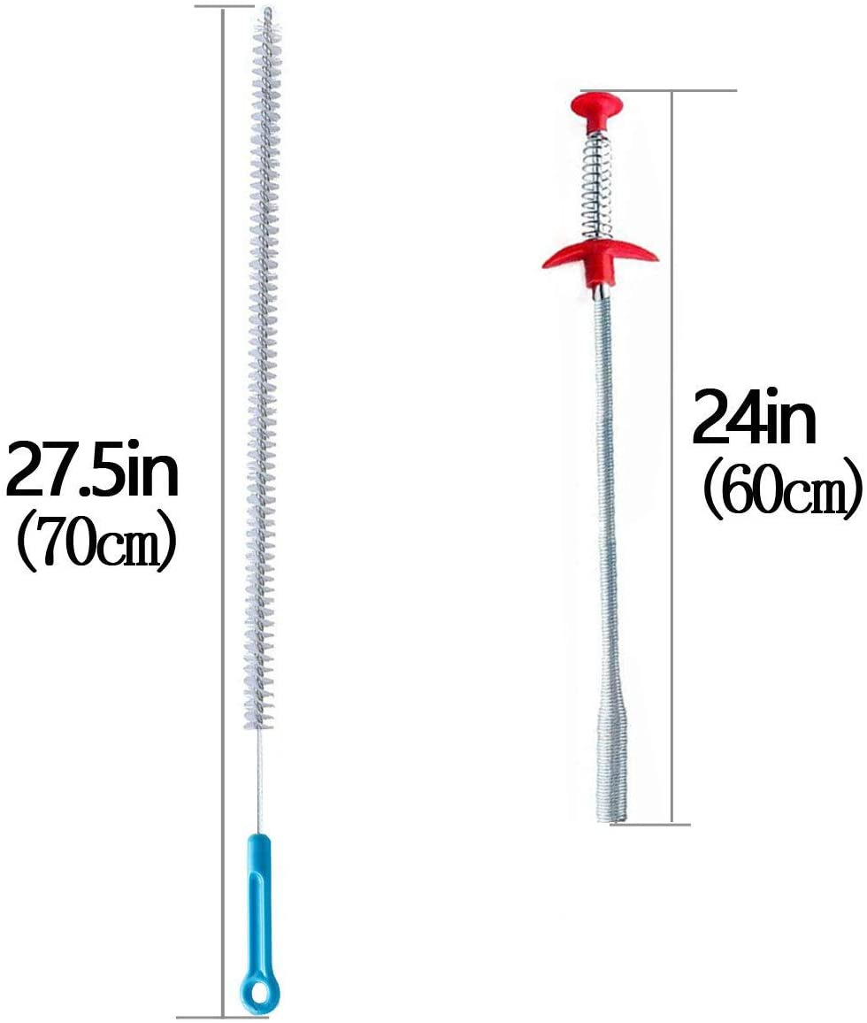 Venta al por mayor tubo flexible alargado cepillo draga de alcantarillado fregadero de la cocina cepillo de la draga fregadero cepillo limpiador