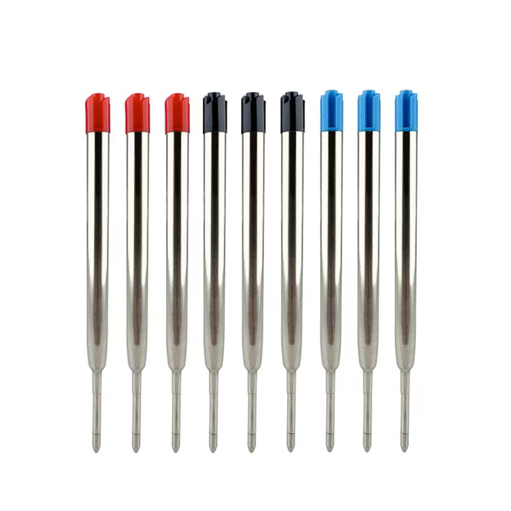 In-Stock 424 Metal Pen Refills, Total Length 99mm, G2 Metal Ballpoint Pen Refills 1.0mm, Wholesale from Manufacturer