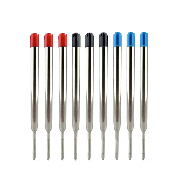 In-Stock 424 Metal Pen Refills, Total Length 99mm, G2 Metal Ballpoint Pen Refills 1.0mm, Wholesale from Manufacturer