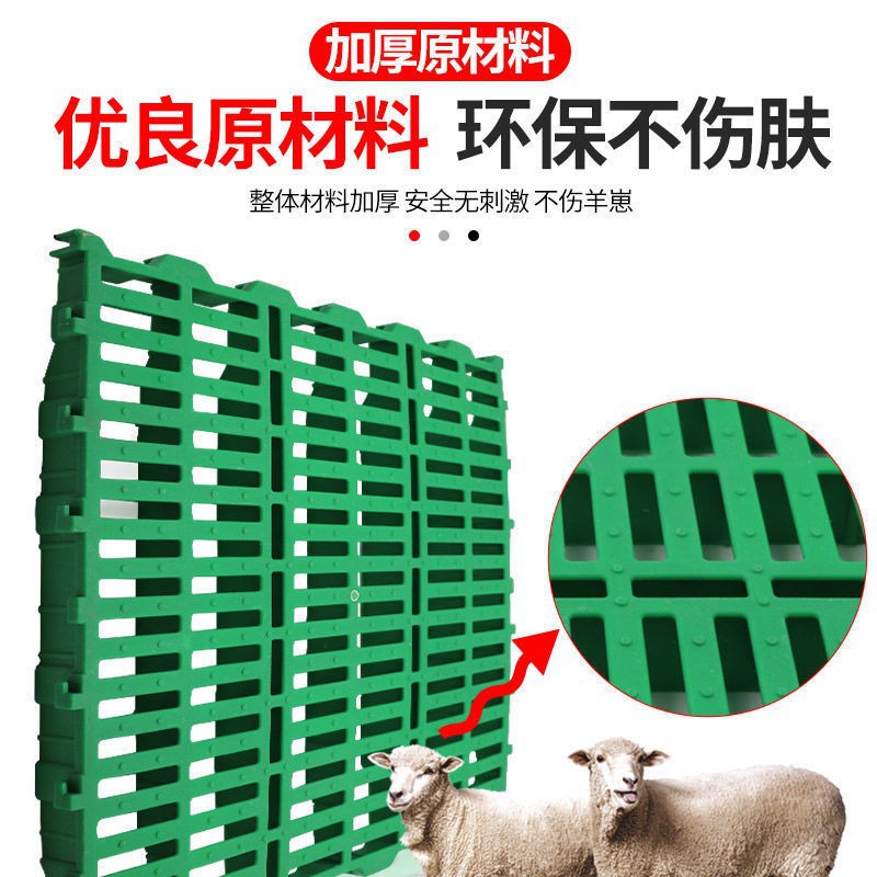 Placa de fugas de estiércol de ovejas conectada con placa de fugas de estiércol de ovejas para la cría de ovejas con red de fugas de estiércol gruesa