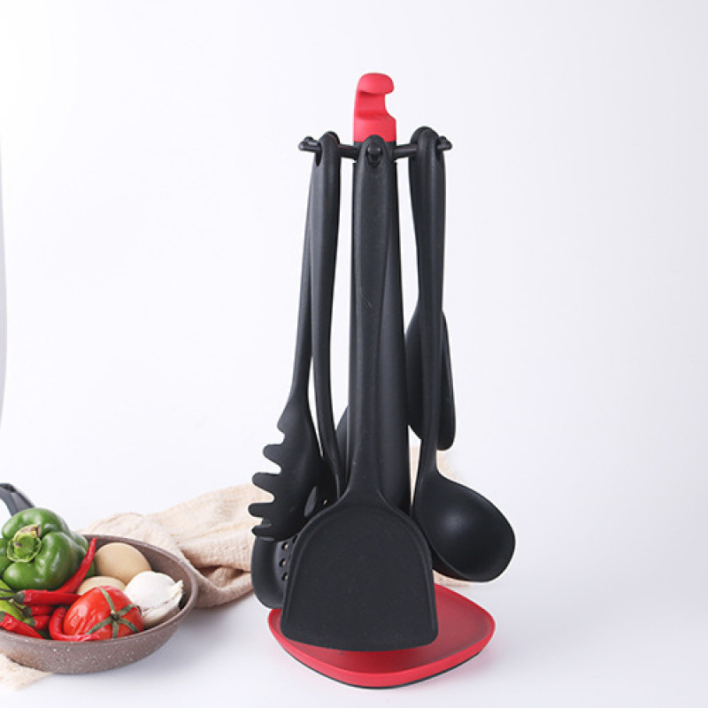 Kit de cocina de silicona de 7 piezas set de cocina de silicona de cocina doméstica cucharas de cocina resistentes a altas temperaturas no pegajosas herramientas de cultivo de silicona