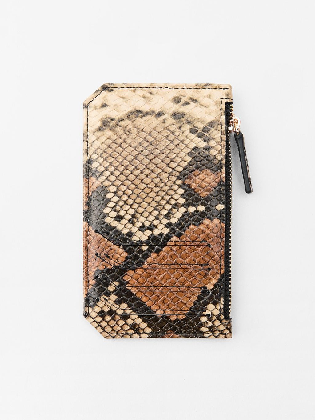 Transfronteriza mayorista ZR casa 2024 invierno nuevos productos de mujer impresión animal cartera de cuero bolsas de tarjetas elementos de tendencia