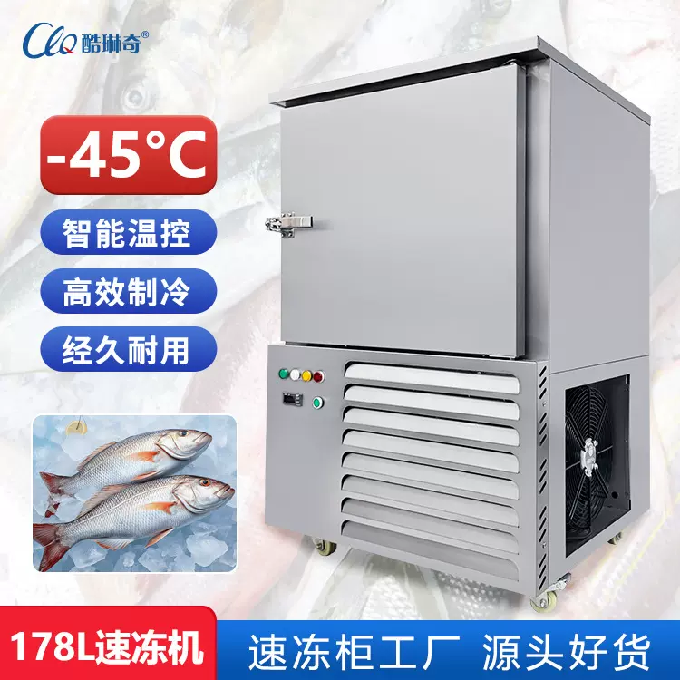 速冻食品伽工设备新鲜海鲜液氮速冻柜商用水饺包子速冻设备