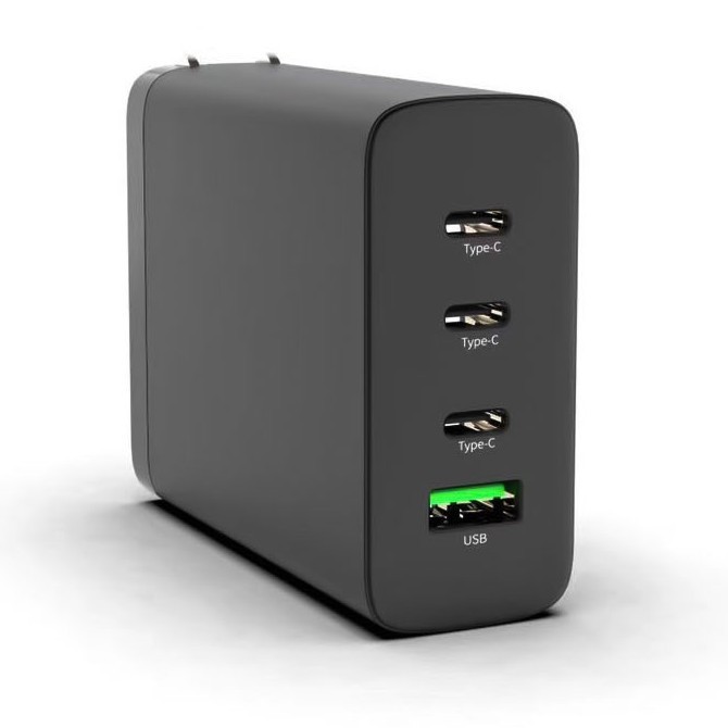 新品私模多口充电器氮化镓折叠100W中规美规适用苹果手机充电头|undefined