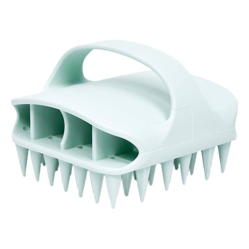 Suministro de fuente de champú de silicona, cepillo, champú, masaje, peine, champú, artefacto, limpieza del cuero cabelludo para hombres y mujeres, peine de champú antipruriginoso