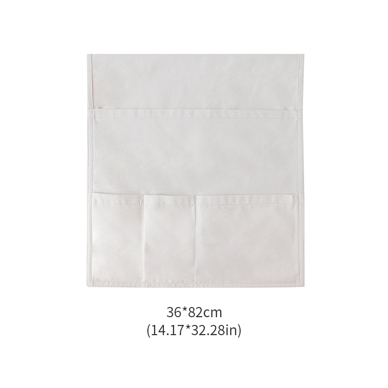 Nórdico sofá reposabrazos almacenamiento bolsa colgante hogar tela control remoto teléfono móvil misceláneas almacenamiento multifuncional bolsa colgante impresión