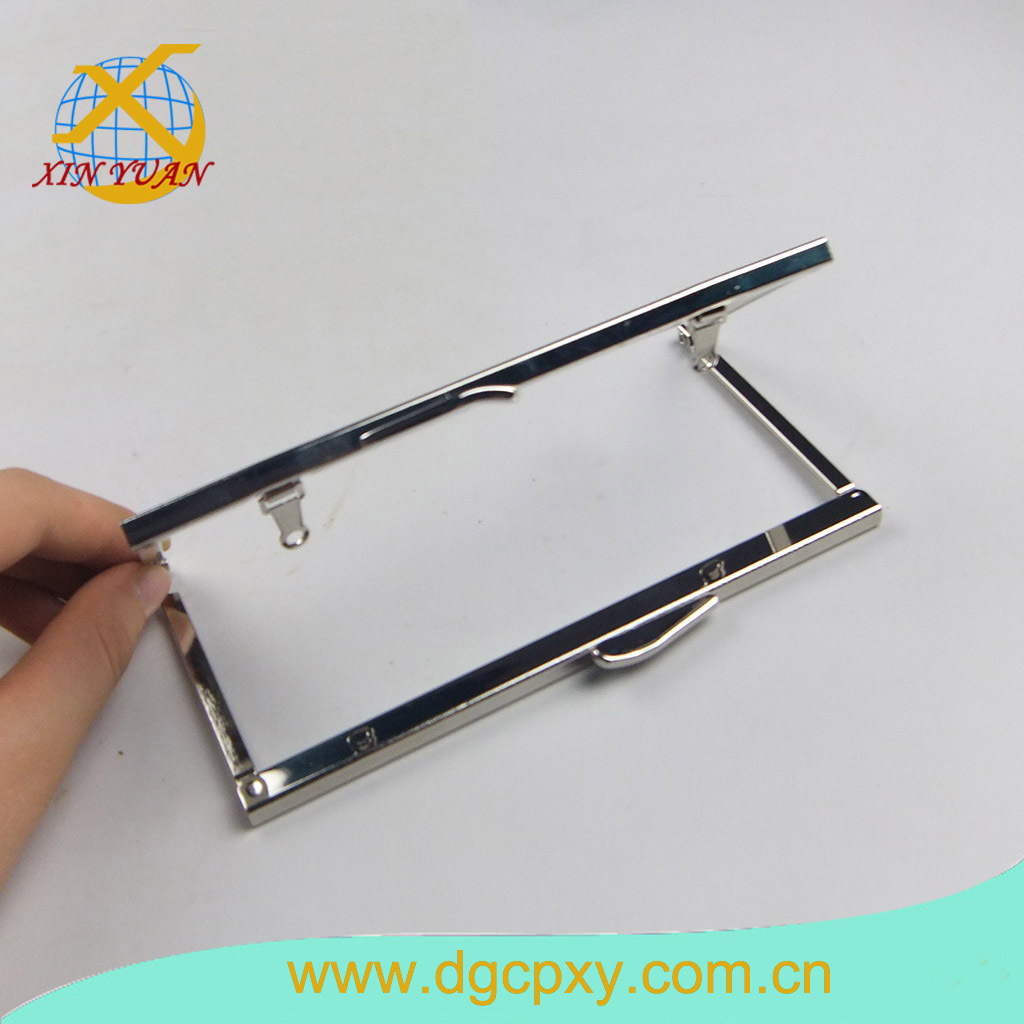 厂家直销金属手袋夹， 银包口金 ，牛角头五金口架