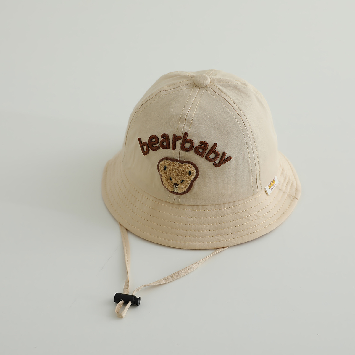 Sombrero de bebé primavera y otoño sombrero pescador sombrero oso pequeño sombrero de verano delgado sombrero de bisel grande sombrero de protección solar para hombres y mujeres