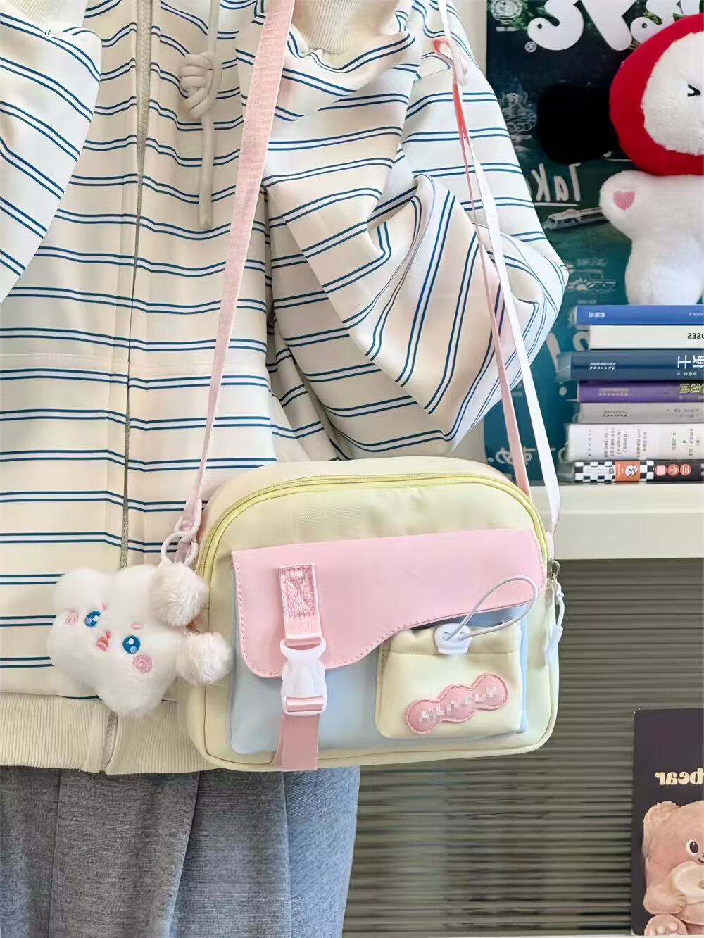 Children's Girls' Crossbody Bag 2025 New Trendy Bag for Older Girls Stylish Cute Small Shoulder Bag for Girls