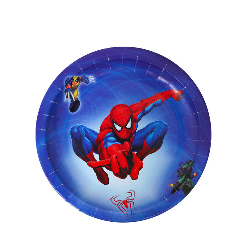 スパイダーマン誕生日パーティー用品使い捨て食器紙皿紙コップティッシュ男の子誕生日パーティー装飾|undefined