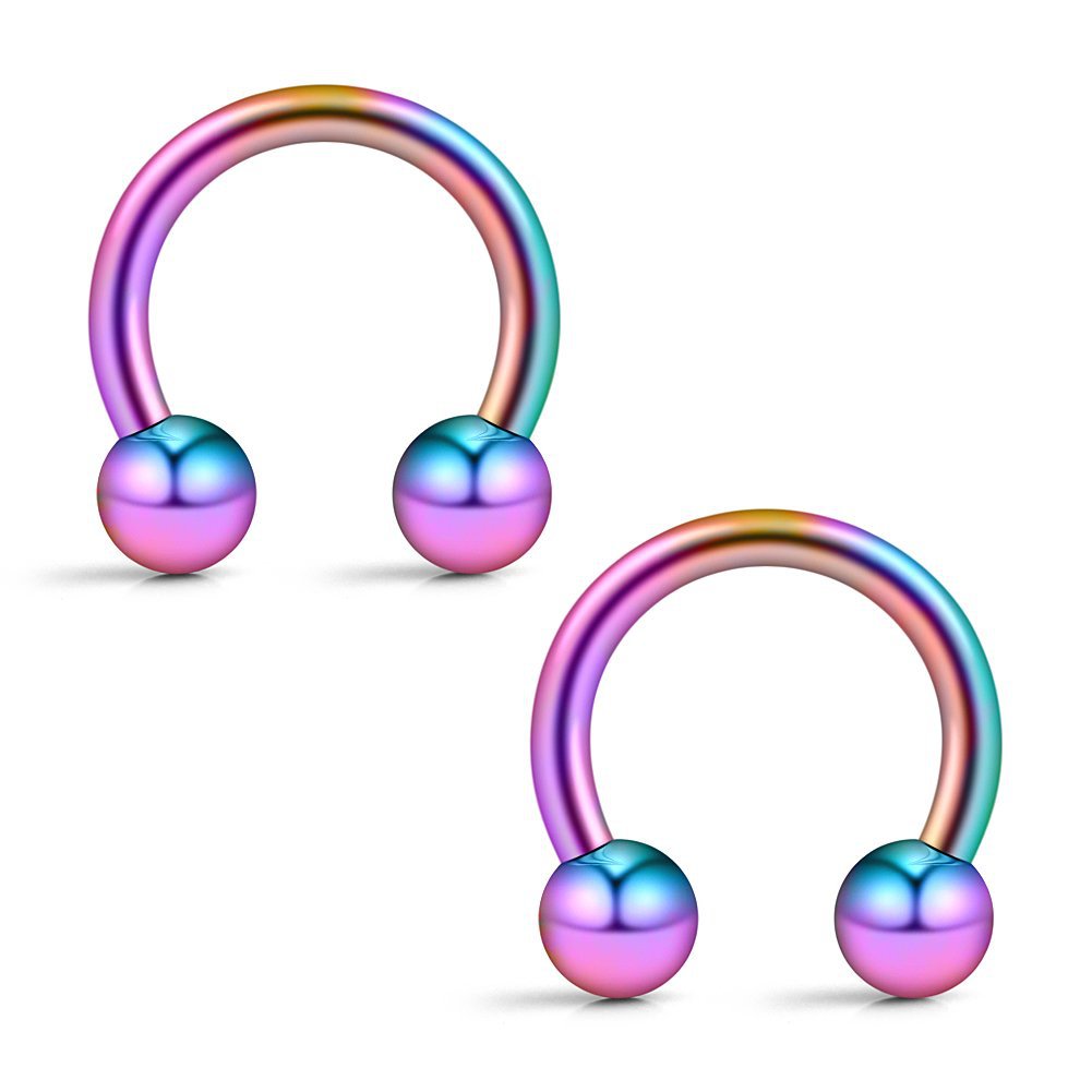 Nasenpiercing-Schmuck im europäischen und amerikanischen Stil aus Edelstahl, galvanisiertem Titanstahl, C-förmig, Ohr- und Lippenpiercing-Schmuck_voghion.com